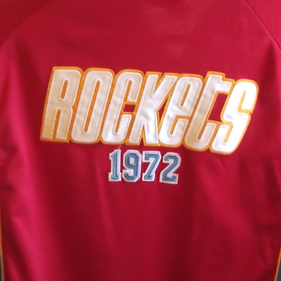 Rockets Vintage Mithchell & Ness Track Jacket - Picture 2 of 6